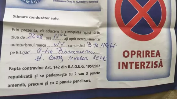 După metoda "Accidentul", urmează metoda "Amenda pentru parcare"
