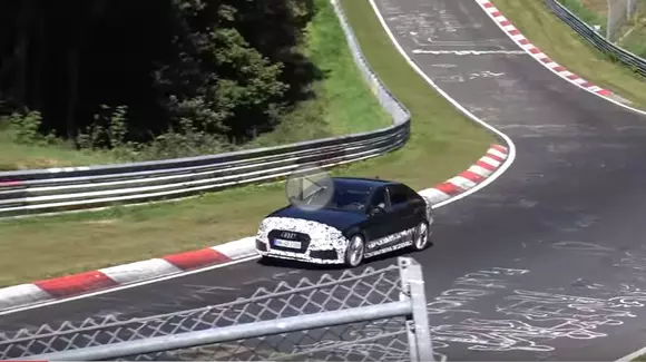 Audi RS3 Sedan, suprins pe Nurburgring