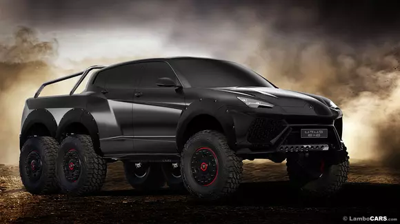 Lamborghini Urus 6x6 - Ipoteză de design