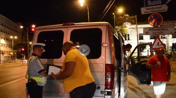 Dispută interesantă între un șofer cu mașina radiată în Italia și un echipaj de poliție din Timiș