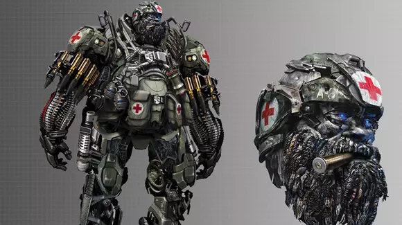 Transformers: The Last Knight - Hound se trage dintr-un Mercedes-Benz Unimog