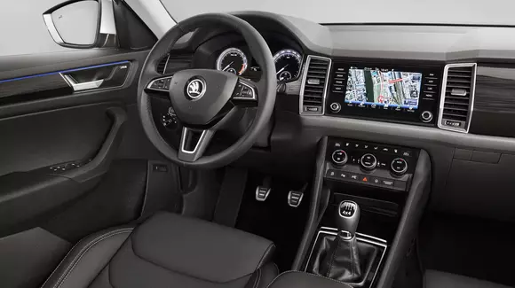 Primele imagini cu interiorul lui Skoda Kodiaq