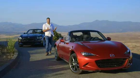 Duel în familie - Fiat 124 Spider vs Mazda MX-5