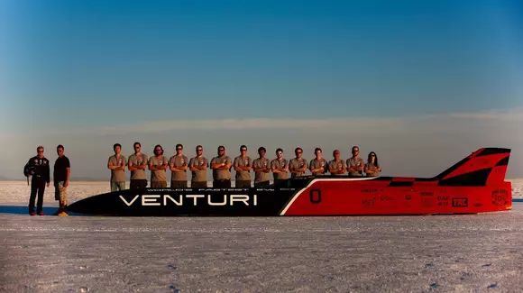 Venturi VBB-3 este cel mai rapid electric din lume. A rulat cu 549 km/h