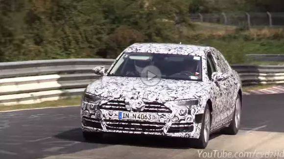 Viitorul Audi A8 a fost surprins pe Nurburgring