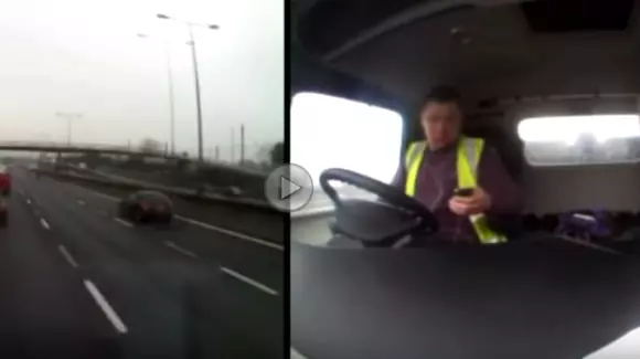 Un șofer român a provocat un accident grav în Marea Britanie. Cauza? Era mai atent la telefonul mobil