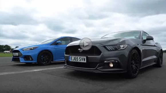 Liniuță în familie: Ford Mustang vs Ford Focus RS