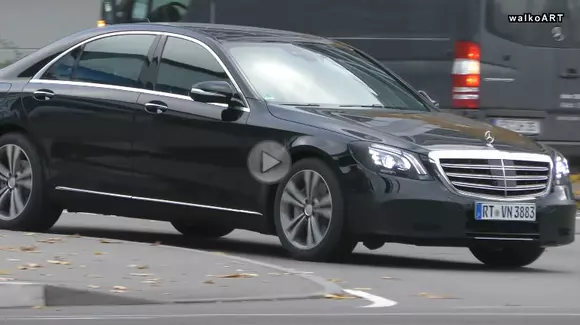 Mercedes-Benz Clasa S facelift surprins într-un nou clip spion
