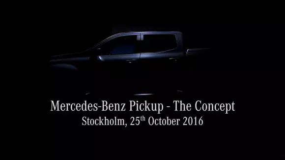 Primul teaser video cu conceptul care anunță viitorul pick-up Mercedes-Benz