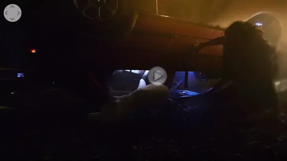 Clip 360: Luați loc pe scaunul din dreapta al unui vehicul implicat într-un accident grav!