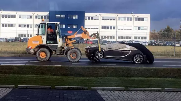 Bugatti Chiron - Primul accident în care a fost implicat hypercar-ul
