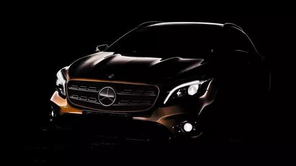 Prima imagine teaser cu viitorul Mercedes-Benz GLA facelift