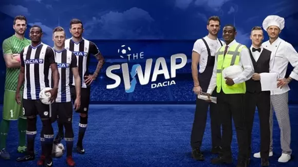 Dacia mai lansează o campanie de promovare alături de Udinese. O zi în locul fotbaliștilor tăi preferați!