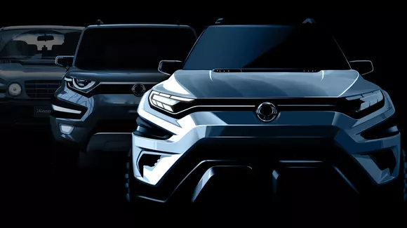 SsangYong XAVL Concept, imagini teaser cu un viitor SUV cu 7 locuri