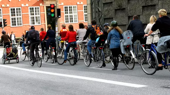 În Copenhaga există mai puține mașini decât biciclete