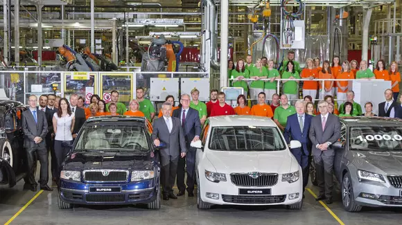 Skoda Superb a ajuns la borna un milion