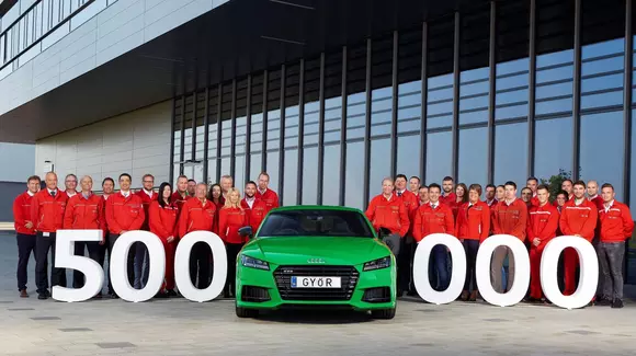 Audi a produs autoturismul cu numărul 500.000 la fabrica din Gyor