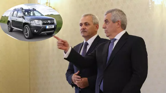Tăriceanu vrea vreo statuie pentru asta? "Împreună cu domnul Dragnea am venit cu o Dacia Duster, ca să știți cu ce circulăm"