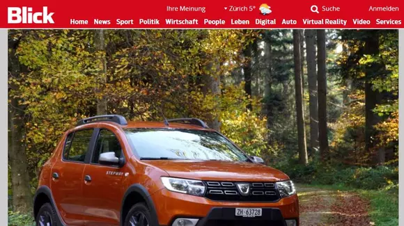 Dacia Sandero Stepway a fost testată de un cotidian elvețian. Ce au spus despre mașină