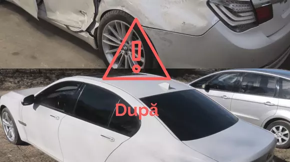 Miracol - cum se transformă un BMW Seria 7 daună totală într-o mașină aproape nouă - Video
