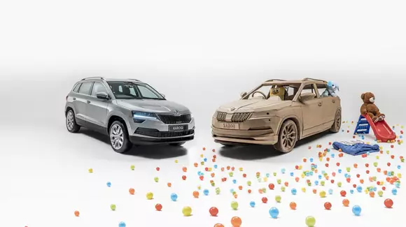 Skoda a construit Kid Karoq, un automobil dedicat copiilor