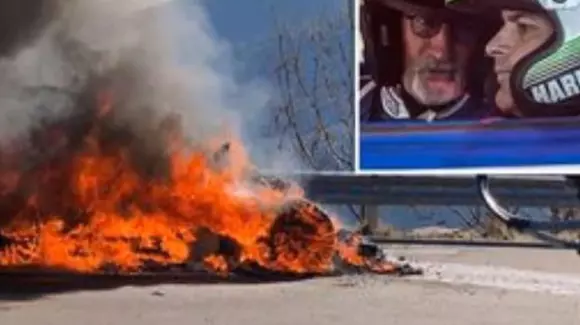 Un automobil de 50.000 de lire sterline a luat foc în timpul filmărilor Top Gear