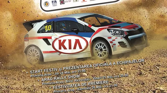Raliul Aradului KIA 2018. Echipajele participante au peste 100 de kilometri de probe speciale