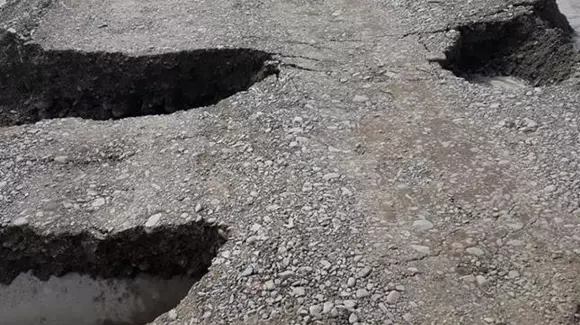 Doar în România! Pod surpat la cinci zile de la inaugurare