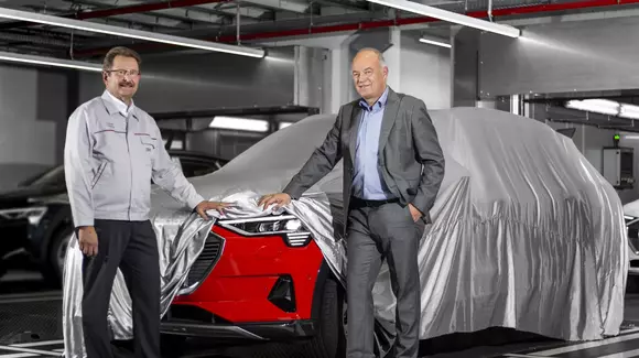 Audi e-tron a intrat în producția de serie