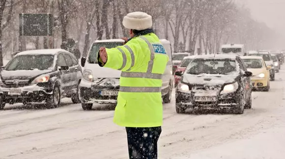Cod galben de ninsori și viscol în jumătate de țară