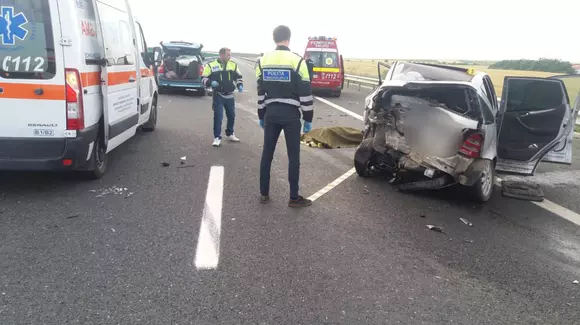 Accident teribil pe Autostrada Soarelui