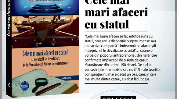 ”Cele mai mari afaceri cu statul și norocoșii lor beneficiari”, de Dan-Silviu Boerescu