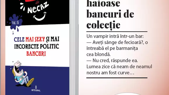 Cele mai spumoase bancuri, în colecția ”Haz de necaz”