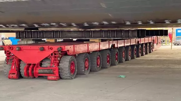 Podul peste Dunăre Brăila-Tulcea, în facere: cum arată unul dintre segmente