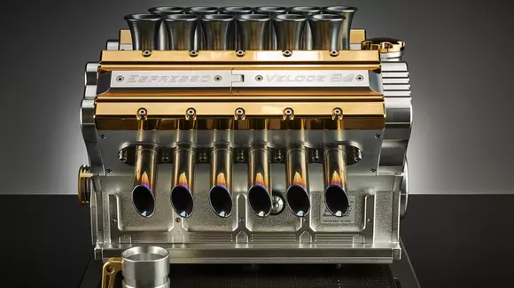 Scump cât patru Loganuri: espressor inspirat de motoare ale unor modele celebre