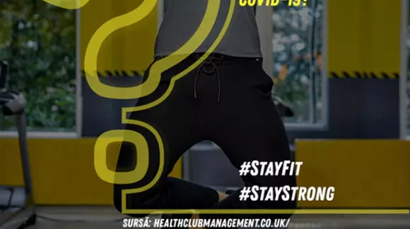 Sălile de sport nu reprezintă un risc suplimentar pentru infectarea cu COVID-19