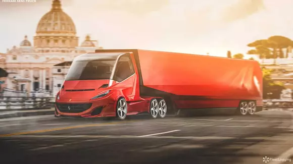 Cum ar arăta camioanele dacă ar fi produse de Ferrari, Lamborghini sau McLaren