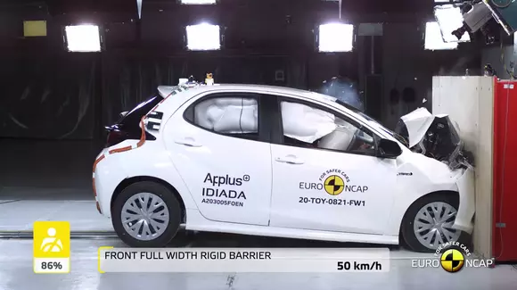 Toyota Yaris, prima „victimă” a noului Euro NCAP. Cum s-a descurcat