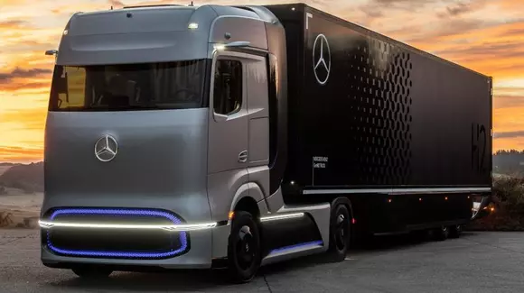 Mercedes-Benz GenH2 Truck - camionul alimentat cu hidrogen și 1000 km autonomie