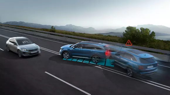 Kia Sorento primește sistemul Multi-Collision Braking