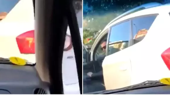 O tânără din Reșița a condus doar 200 de metri după ce a luat carnetul și s-a oprit cu mașina în alt autoturism