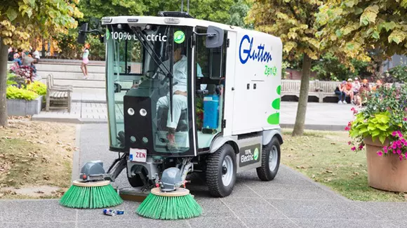 Glutton Zen: automăturătoare electrică pentru spații urbane