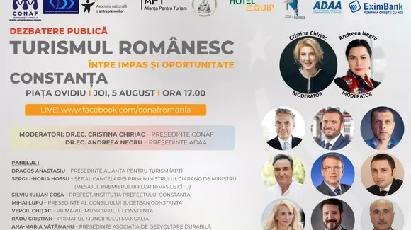 Proiectul național „TURISMUL ROMÂNESC: ÎNTRE IMPAS ȘI OPORTUNITATE” debutează pe 5 august la Constanța