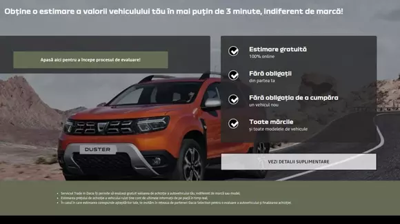 Vrei să vezi câți bani poți lua pe mașina ta? Accesează platformele de trade-in oferite de Dacia și Renault