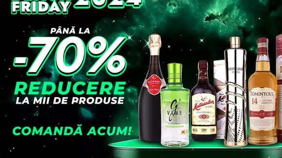 (P) Black Friday la FineStore: Mii de băuturi selecte au acum reduceri de preț consistente