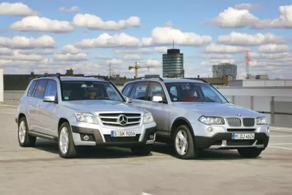 Мерседес GLK или Бмв Х3