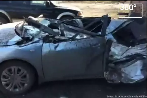 Ce se întâmplă când explodează o roată de camion | Video