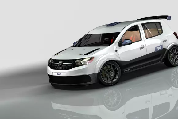 Se pregăteşte o Dacia Sandero pentru raliu?