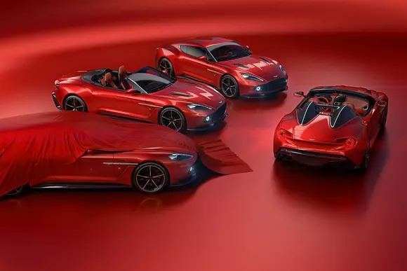 Aston Martin Vanquish Zagato Speedster şi Shooting Brake stârnesc pasiuni printre colecţionari