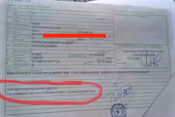 Cazuri în care românii nu pot înmatricula o mașină second-hand adusă din Germania